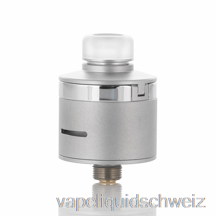 BP Mods Bushido V3 22mm BF RDA Frosted Silver + Glossy Silver Vape Ohne Nikotin